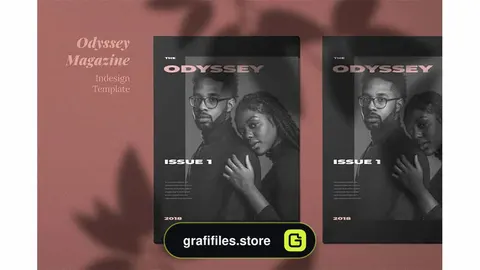 قالب ایندیزاین مجله Odyssey Magazine