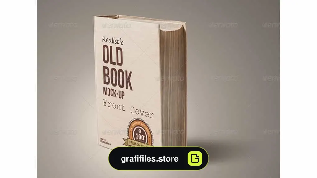 موکاپ کتاب قدیمی Old Book Mockup