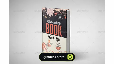 موکاپ کتاب Photorealistic Book Mock-Up