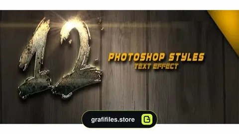 افکت متن Photoshop Text Effect Vol 2