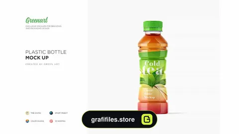 موکاپ بطری پلاستیکی Plastic Bottle Mockup