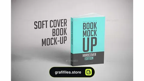 موکاپ کتاب Softcover Book Mock-up