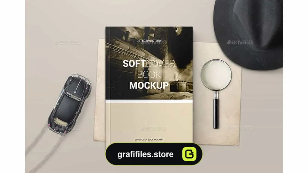 موکاپ کتاب Softcover Book Mockups