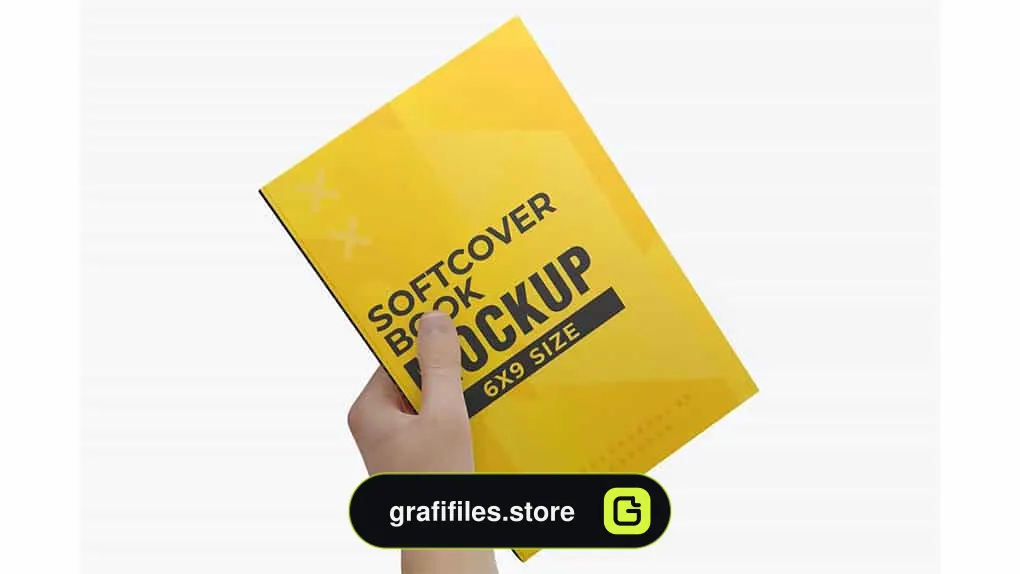 موکاپ کتاب Softcover Book Mockups