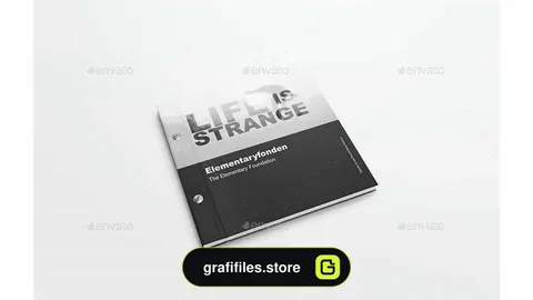 موکاپ کتاب Square Screw Bound Book Mockups
