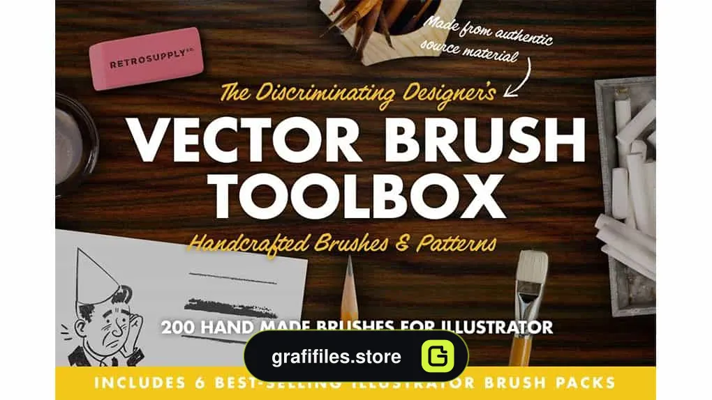 براش ایلاستریتر The Vector Brush Toolbox