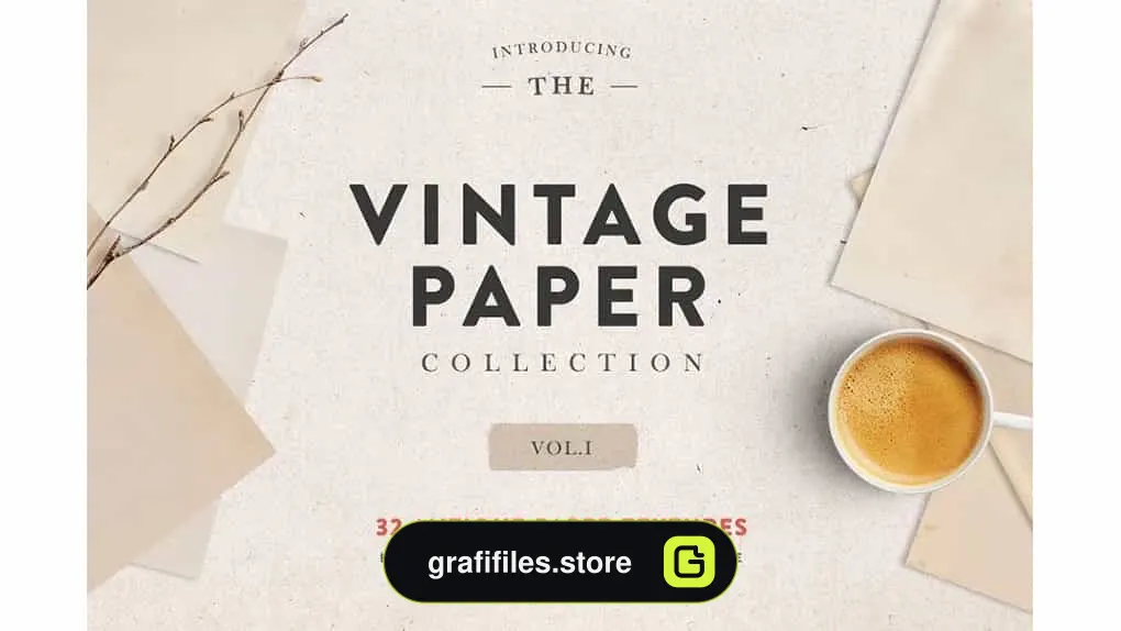 تکسچر کاغذ Vintage Paper Textures Vol.01