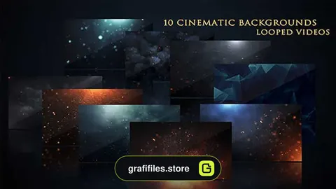 پس زمینه موشن گرافیک سینمایی Cinematic Background Pack