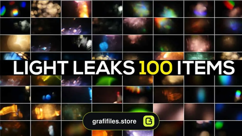 فوتیج افکت نور Light Leaks Pack