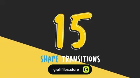 پروژه پریمیر ترانزیشن Shape Transitions Pack