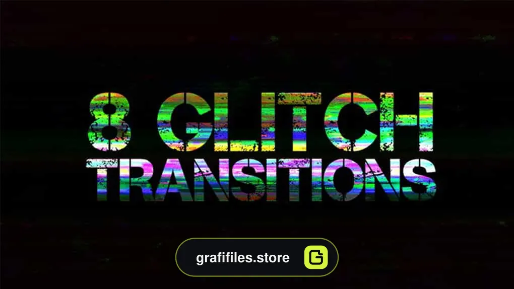 ترانزیشن پارازیت Glitch Transitions Pack
