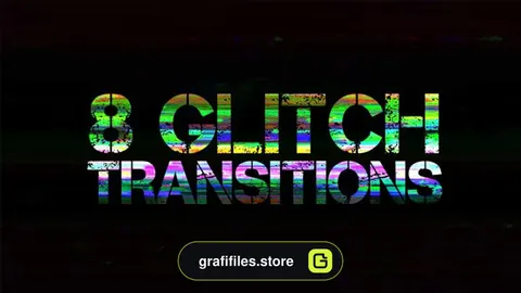 ترانزیشن پارازیت Glitch Transitions Pack