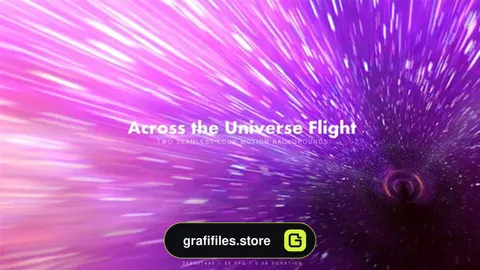 بک گراند موشن گرافیک Across the Universe Flight 5