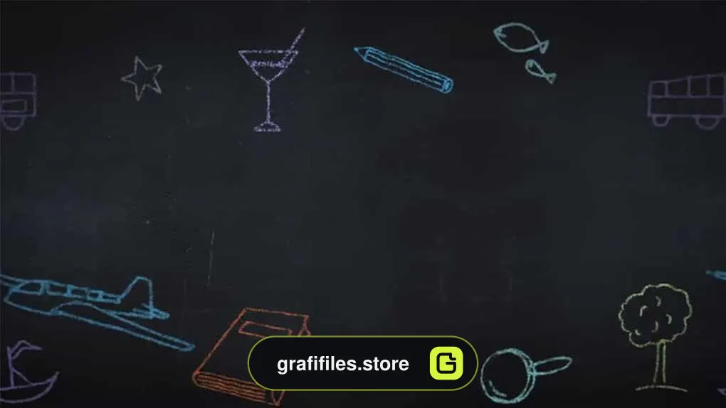 فوتیج طراحی دستی Animated Chalk Drawings