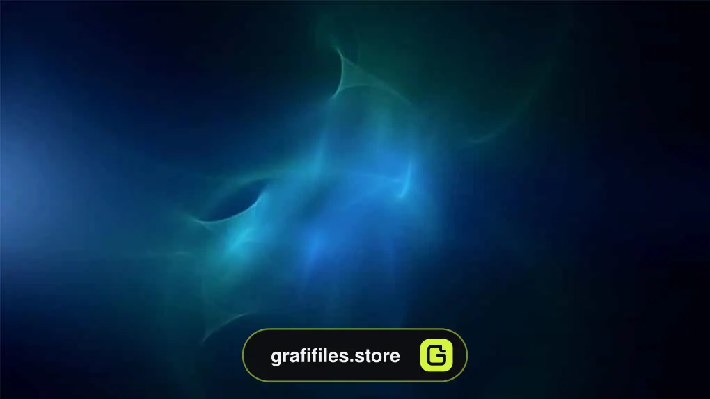 بک گراند موشن گرافیک Blue Abstract Fractal