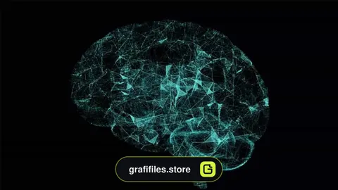 فوتیج هولوگرام مغز Brain Plexus Hologram