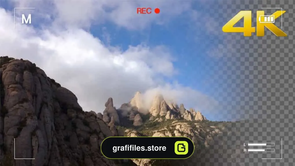 فوتیج صفحه رکورد دوربین Camcorder Recording Screen Effect