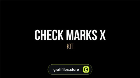 فوتیج Check Marks Kit