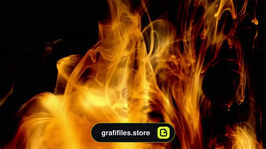 فوتیج شعله آتش Colorful ink in water