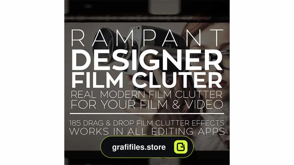 فوتیج افکت فیلم Designer Film Clutter