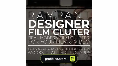 فوتیج افکت فیلم Designer Film Clutter