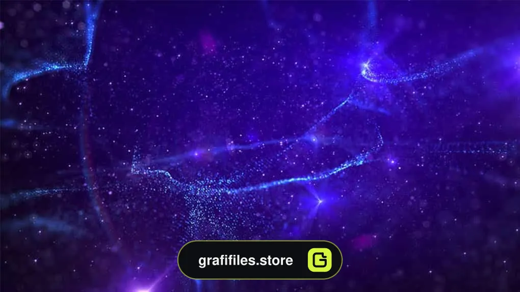 بک گراند موشن گرافیک Elegant Glitter Particles Background