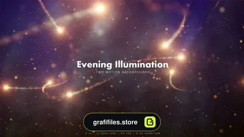 بک گراند موشن گرافیک Evening Illumination