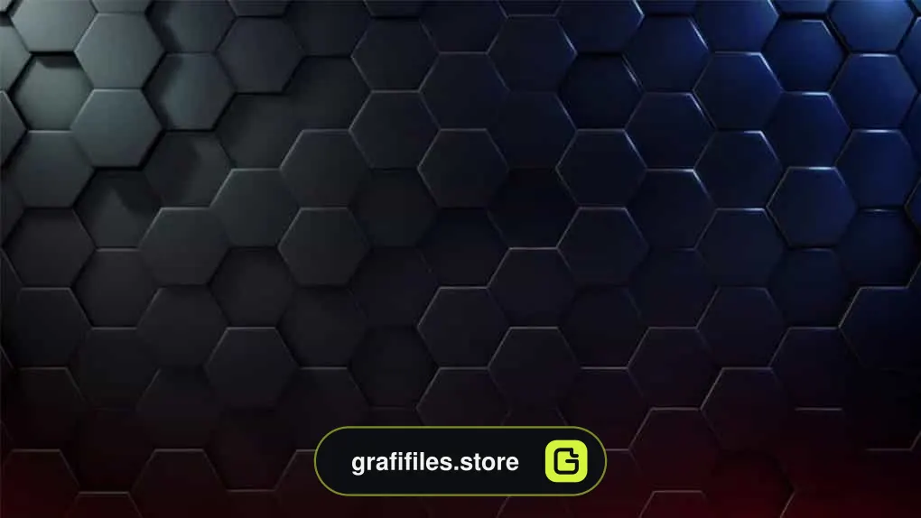 بک گراند موشن گرافیک Extruded Hexagon Background