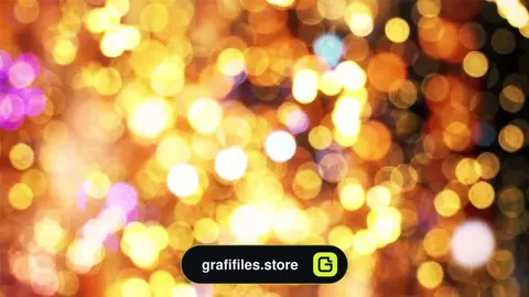 بک گراند موشن گرافیک بوکه Festive Bokeh Sparkling Lights