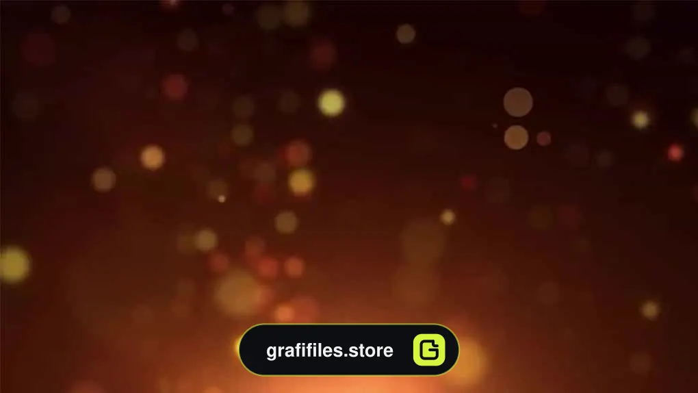 بک گراند موشن گرافیک Fiery Particle Glow