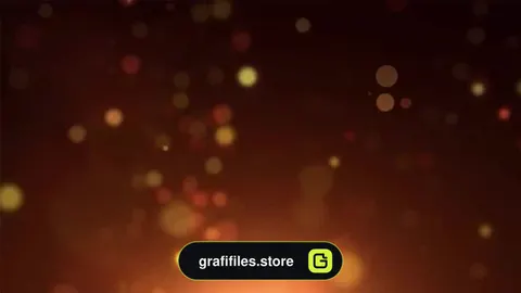 بک گراند موشن گرافیک Fiery Particle Glow