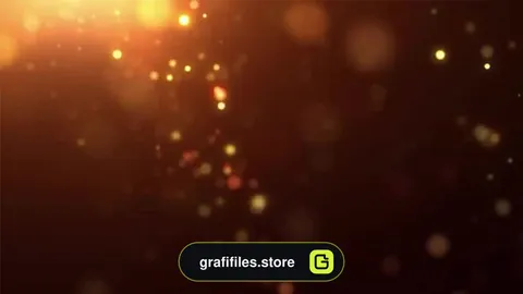 بک گراند موشن گرافیک Fiery Particle Rain