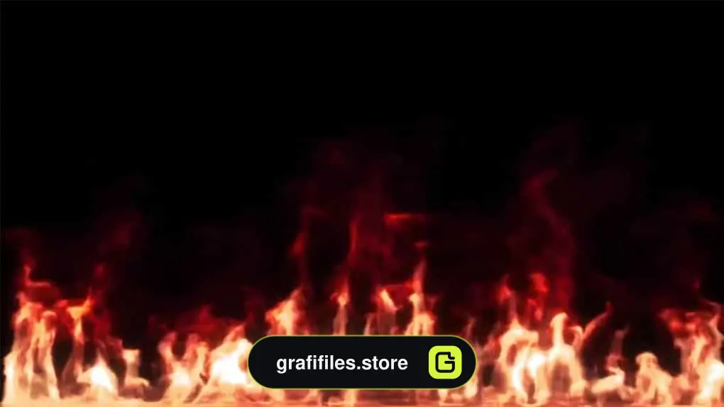 فوتیج شعله آتش Fire Ground Alpha