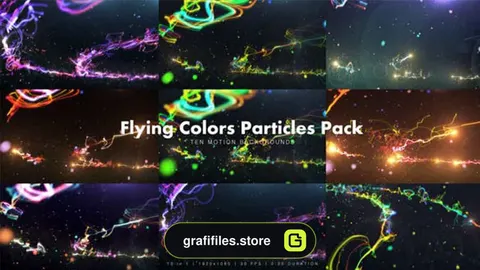 بک گراند موشن گرافیک Flying Colors Pack