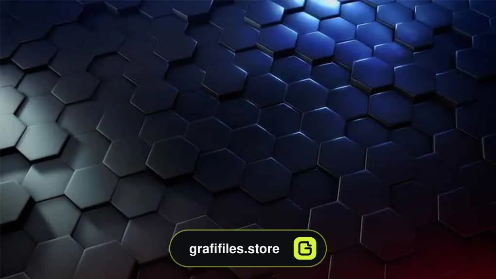 بک گراند موشن گرافیک Hexagon Background