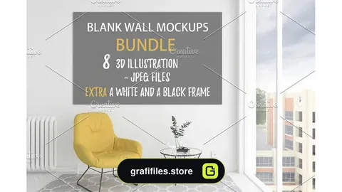 موکاپ صحنه داخلی Interior Bundle