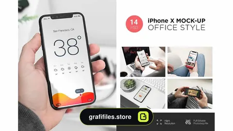 موکاپ آیفون ایکس IPhone X Mock-Up’s