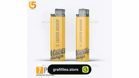 موکاپ فندک Lighter Mock-Up