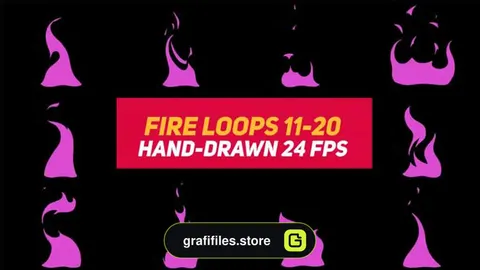 المان سیال Liquid Elements Fire Loops 11-20