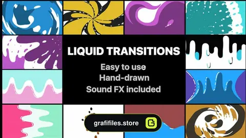 ترانزیشن سیال Liquid Motion Transitions Pack