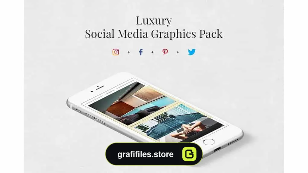 فایل لایه باز شبکه اجتماعی Luxury Pack