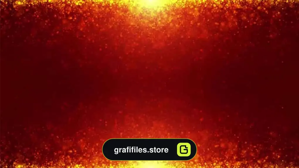 بک گراند موشن گرافیک پارتیکل طلایی Mirror Golden Particles