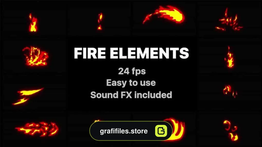 المان کارتونی آتش Mr. Flash FX Fire Elements