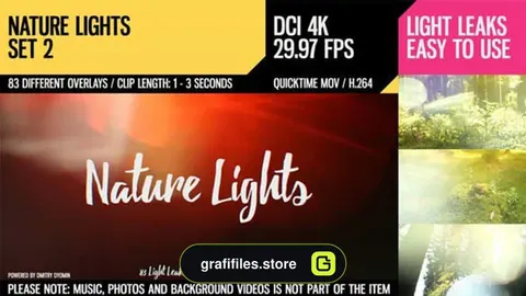 دانلود فوتیج افکت نور طبیعی Nature Lights 4K Set 2