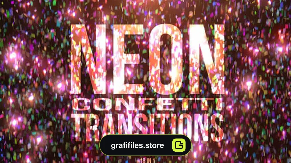 ترانزیشن Neon Confetti Transitions