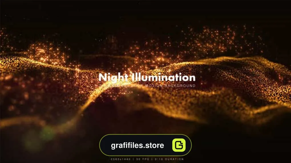 بک گراند موشن گرافیک Night Illumination