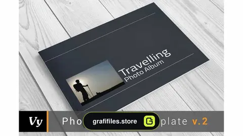 قالب ایندیزاین آلبوم عکس Photo Album Template V.02