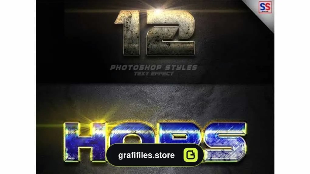 افکت متن Photoshop Text Effect Vol 10