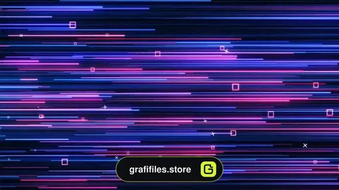 بک گراند موشن گرافیک Pink and Blue Neon VJ background