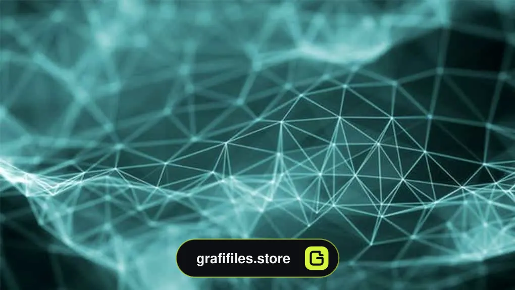 بک گراند موشن گرافیک Plexus Surface Background Looped